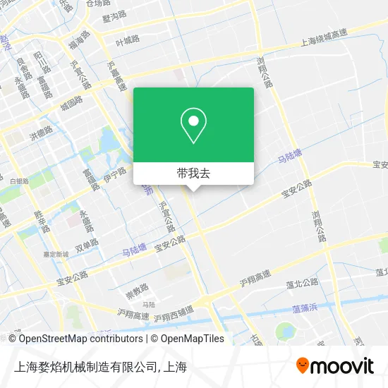 上海婺焰机械制造有限公司地图