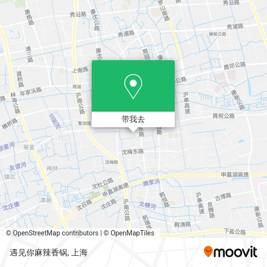 遇见你麻辣香锅地图