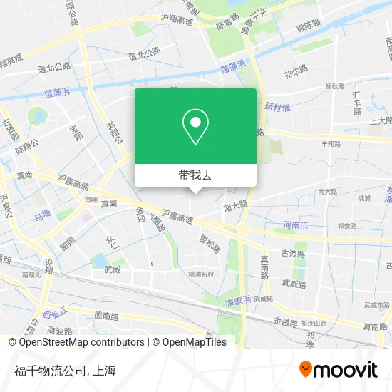 福千物流公司地图