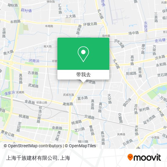 上海千族建材有限公司地图