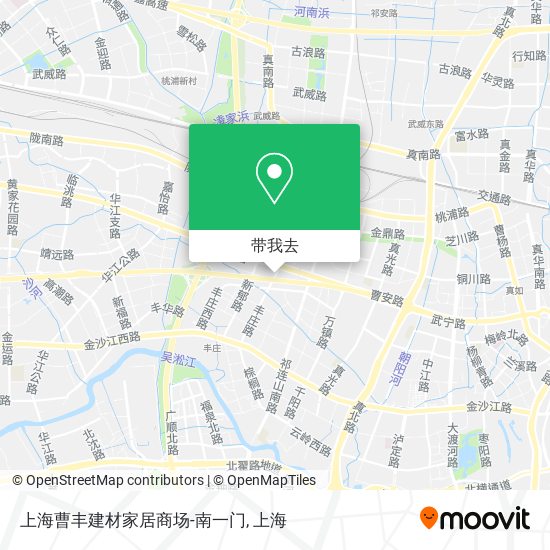 上海曹丰建材家居商场-南一门地图