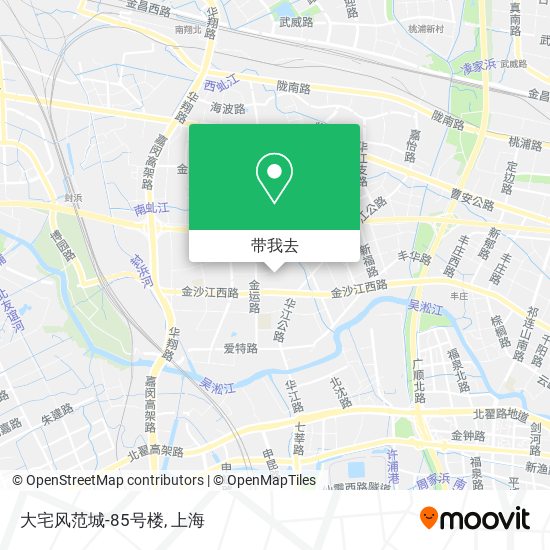 大宅风范城-85号楼地图