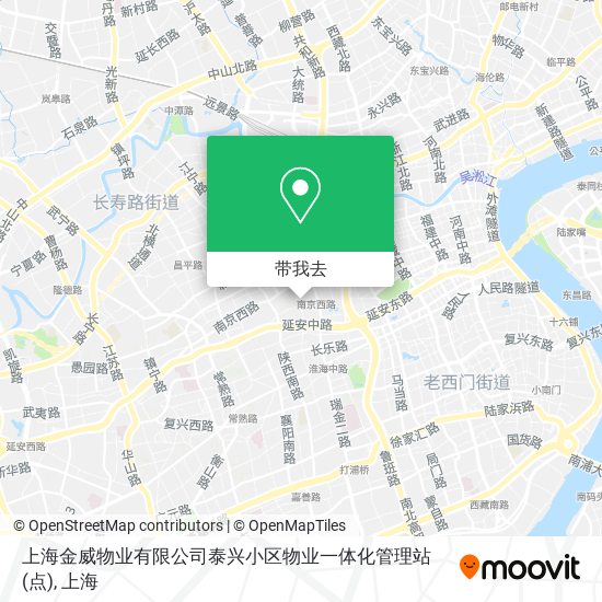 上海金威物业有限公司泰兴小区物业一体化管理站(点)地图