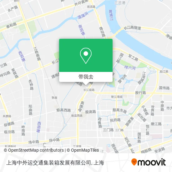 上海中外运交通集装箱发展有限公司地图