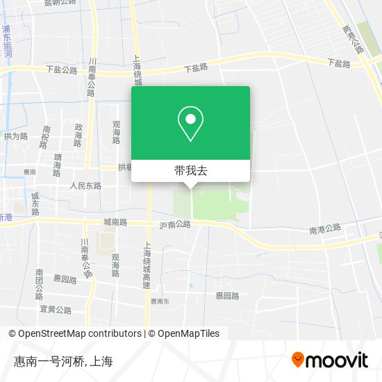 惠南一号河桥地图