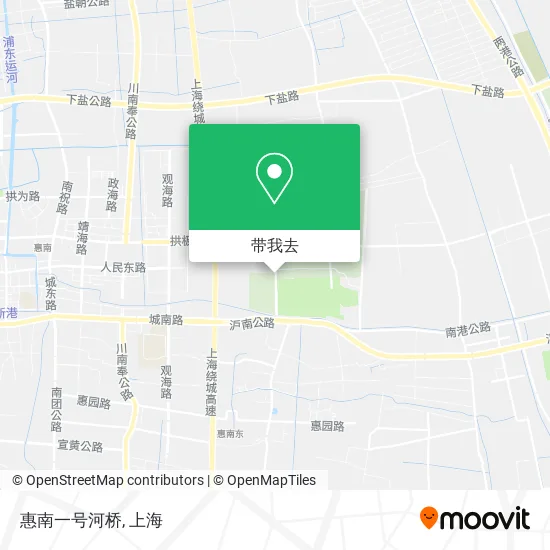 惠南一号河桥地图
