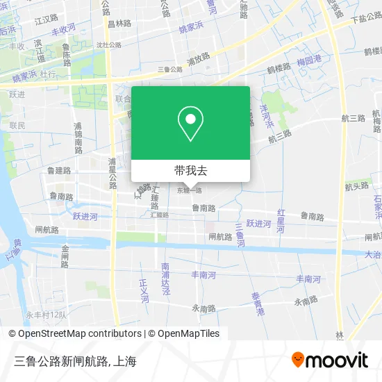 三鲁公路新闸航路地图