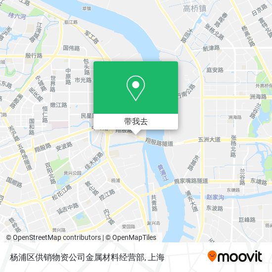 杨浦区供销物资公司金属材料经营部地图