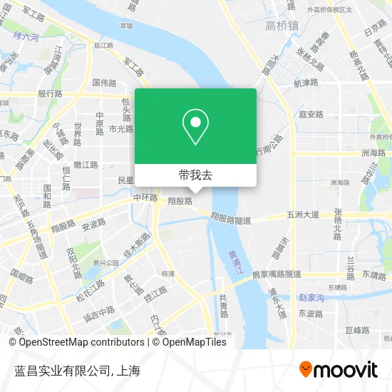 蓝昌实业有限公司地图