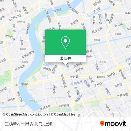 三杨新村一街坊-北门地图