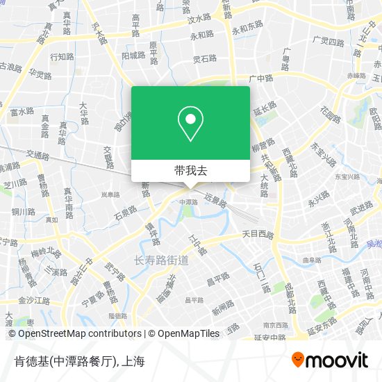 肯德基(中潭路餐厅)地图