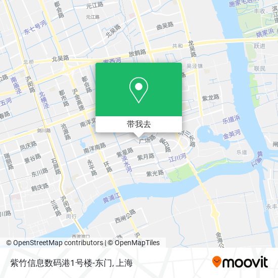 紫竹信息数码港1号楼-东门地图