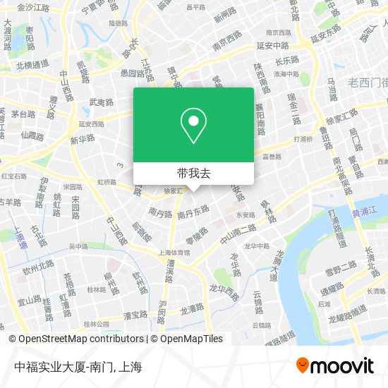中福实业大厦-南门地图