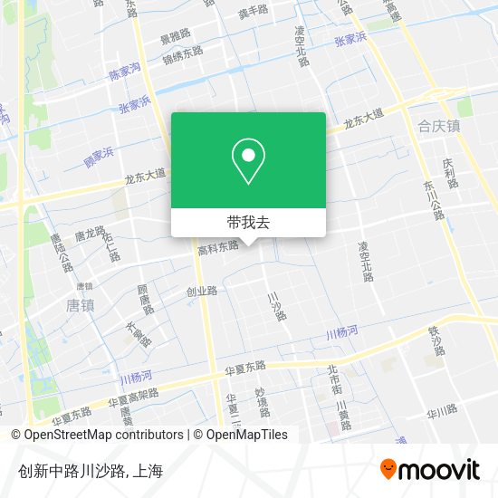 创新中路川沙路地图