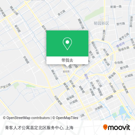 青客人才公寓嘉定北区服务中心地图