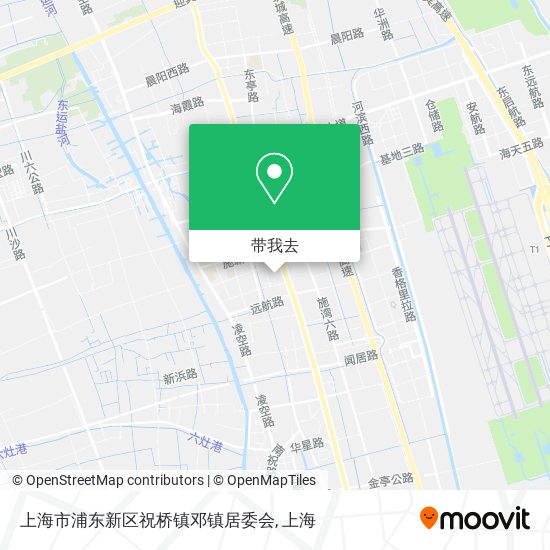 上海市浦东新区祝桥镇邓镇居委会地图