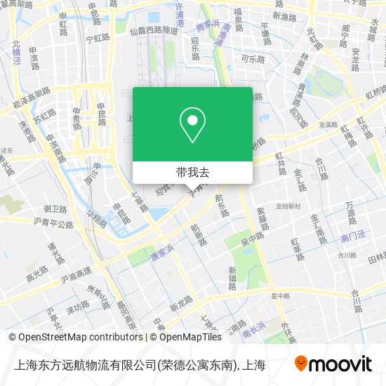 上海东方远航物流有限公司(荣德公寓东南)地图