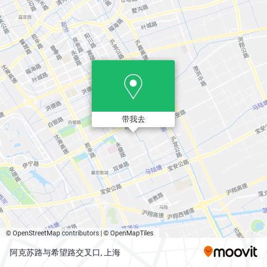 阿克苏路与希望路交叉口地图