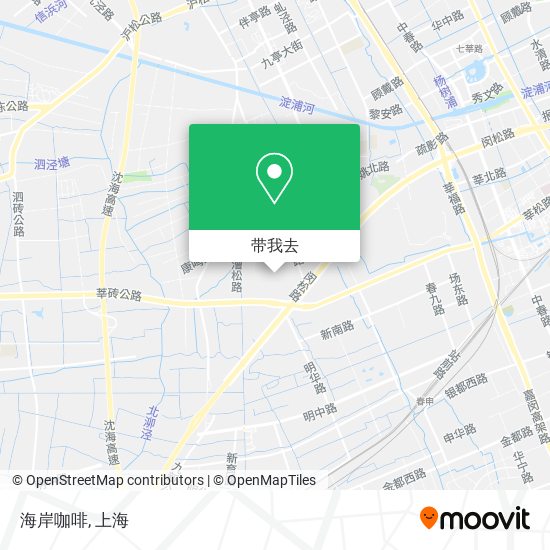 海岸咖啡地图