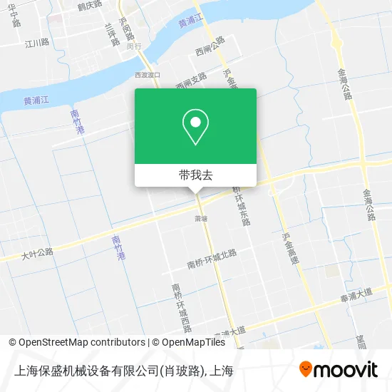 上海保盛机械设备有限公司(肖玻路)地图