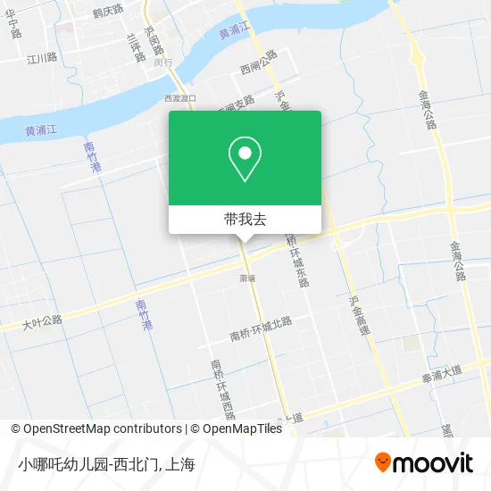 小哪吒幼儿园-西北门地图