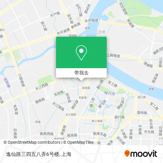 逸仙路三四五八弄6号楼地图