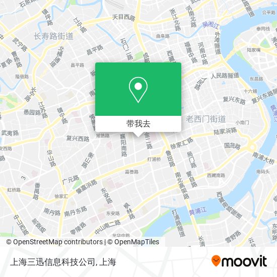 上海三迅信息科技公司地图