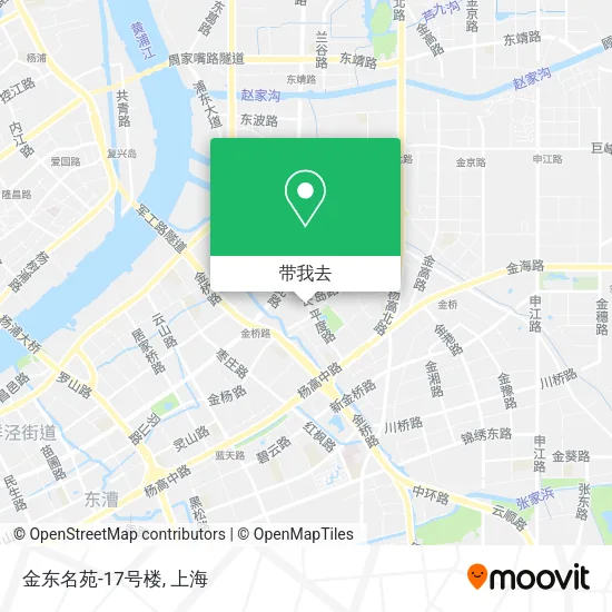 金东名苑-17号楼地图