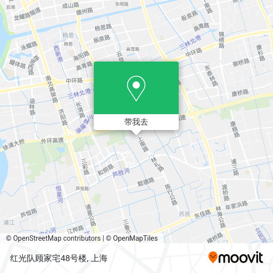 红光队顾家宅48号楼地图