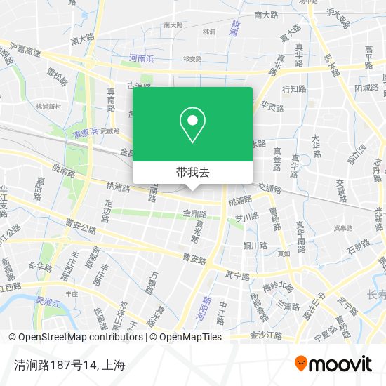 清涧路187号14地图