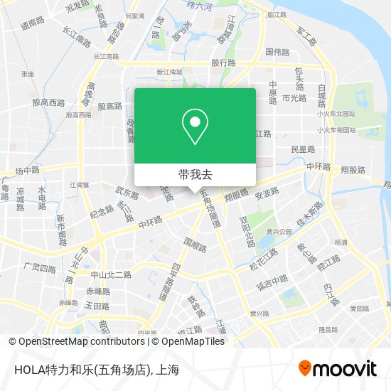 HOLA特力和乐(五角场店)地图