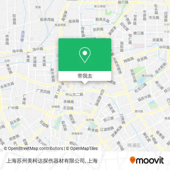 上海苏州美柯达探伤器材有限公司地图