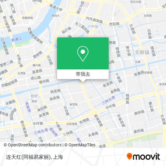 连天红(同福易家丽)地图