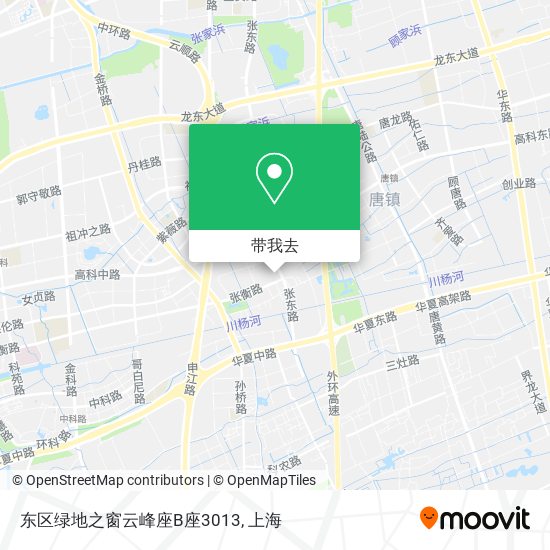 东区绿地之窗云峰座B座3013地图