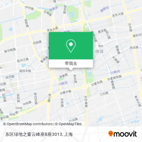 东区绿地之窗云峰座B座3013地图