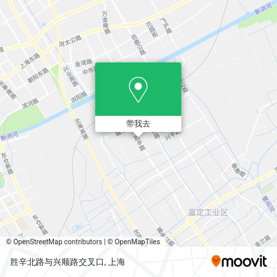 胜辛北路与兴顺路交叉口地图