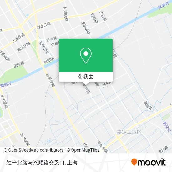 胜辛北路与兴顺路交叉口地图