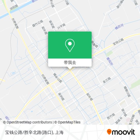 宝钱公路/胜辛北路(路口)地图