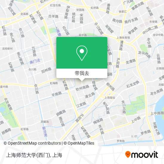 上海师范大学(西门)地图