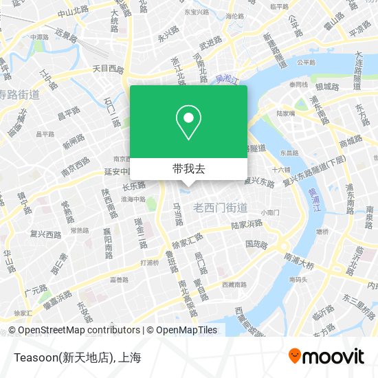 Teasoon(新天地店)地图