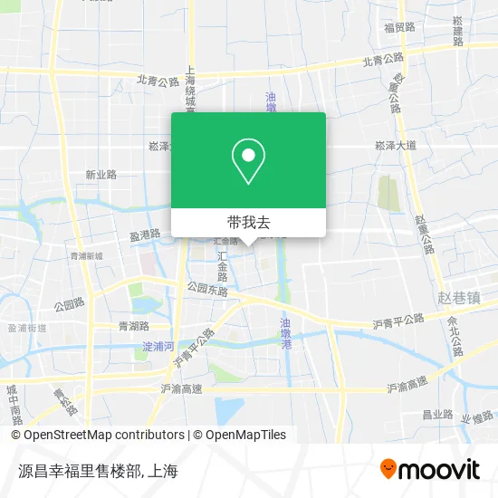 源昌幸福里售楼部地图