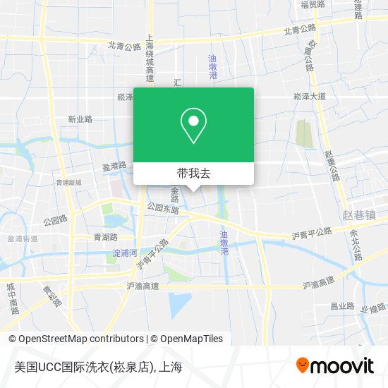 美国UCC国际洗衣(崧泉店)地图