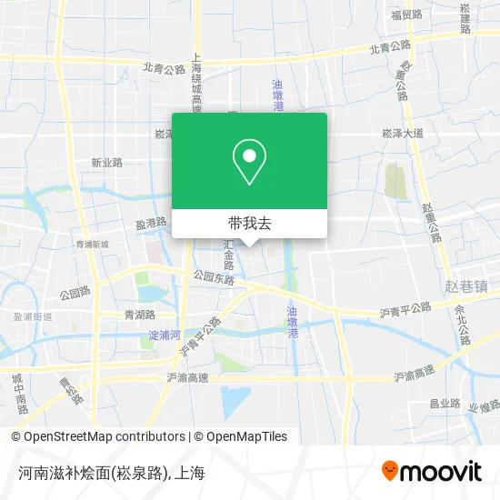 河南滋补烩面(崧泉路)地图