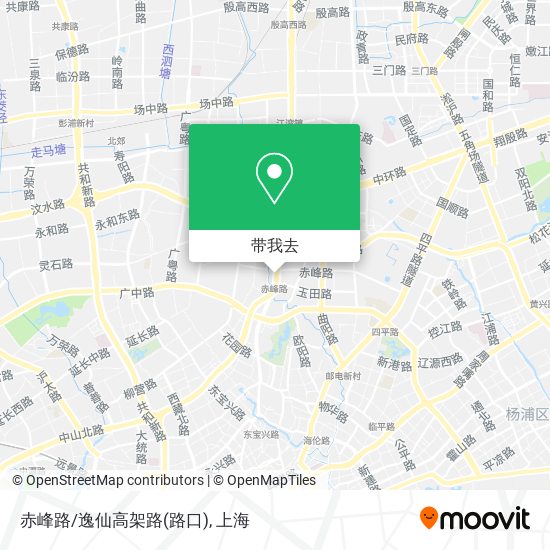 赤峰路/逸仙高架路(路口)地图