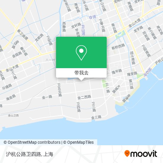 沪杭公路卫四路地图
