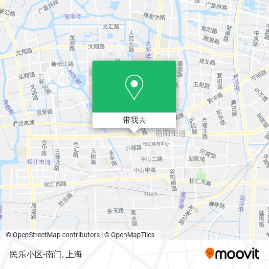民乐小区-南门地图