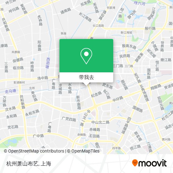 杭州萧山布艺地图