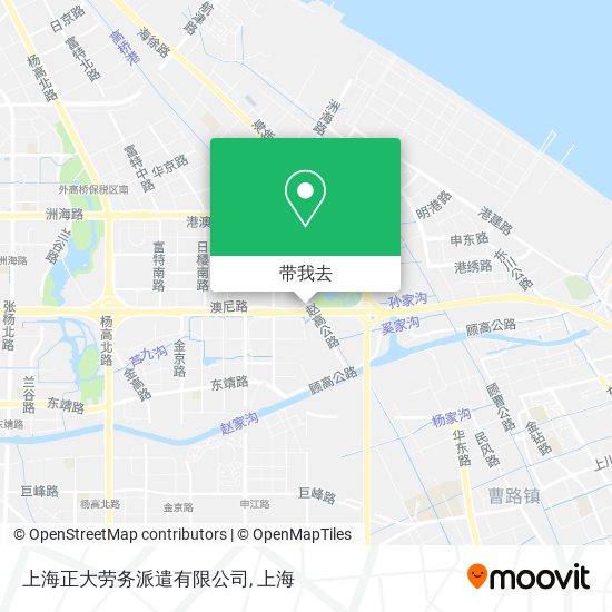 上海正大劳务派遣有限公司地图