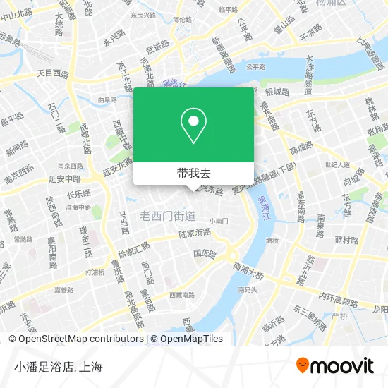 小潘足浴店地图