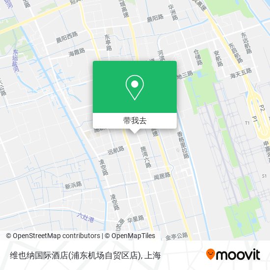 维也纳国际酒店(浦东机场自贸区店)地图